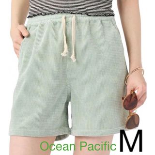 OCEAN PACIFIC - OP コーデュロイ　Mサイズ　グリーン　ボードショーツ ショートパンツ