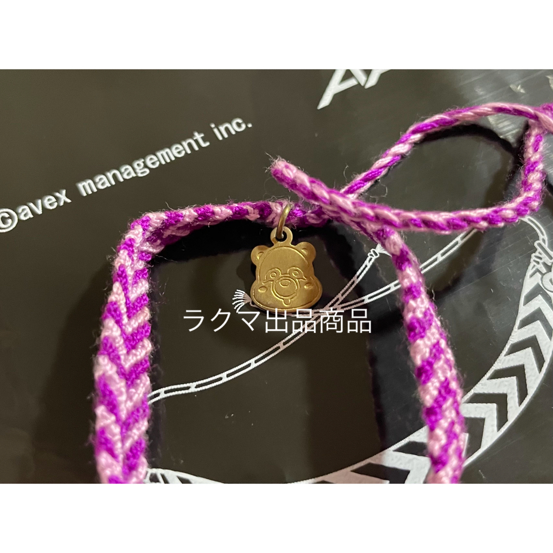 AAA リボンリング FANTASTIC ブレス ミサンガ え〜パンダ 宇野 紫 エンタメ/ホビーのタレントグッズ(ミュージシャン)の商品写真