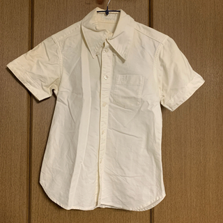 ビームスボーイ(BEAMS BOY)のジョージナ　georgina 半袖シャツ　ホワイト　サイズ2 レディース(シャツ/ブラウス(半袖/袖なし))