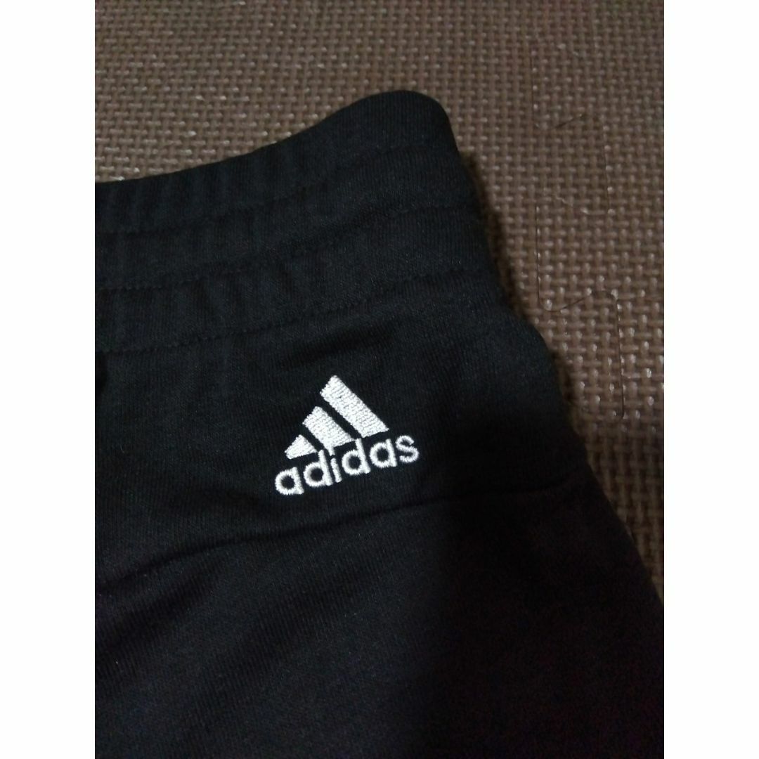 adidas(アディダス)の2XOT/黒/新品/アディダス/レディース スウェット地 ショートパンツ レディースのパンツ(ショートパンツ)の商品写真