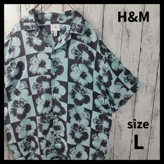 エイチアンドエム(H&M)の【H&M】Hibiscus Patterned Aloha Shirt(シャツ)