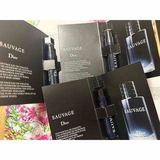 Dior - ディオール　 ソヴァージュ  オードゥ トワレ 1ml 3本 試供品