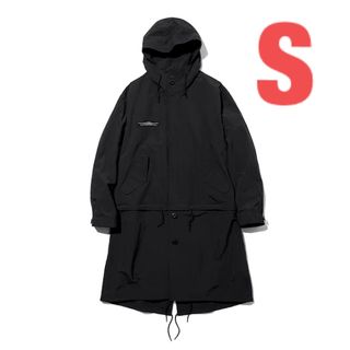 アンダーカバー(UNDERCOVER)の【S】 2WAYオーバーサイズモッズコート UNDERCOVER ブラック　GU(モッズコート)