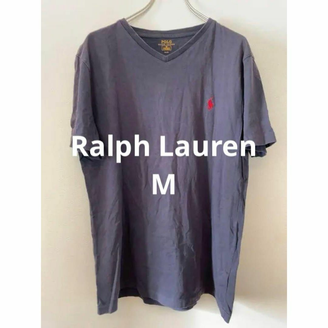 POLO RALPH LAUREN(ポロラルフローレン)のPolo Ralph Lauren Tシャツ カットソー Ｖネック 刺繍ロゴ メンズのトップス(Tシャツ/カットソー(半袖/袖なし))の商品写真