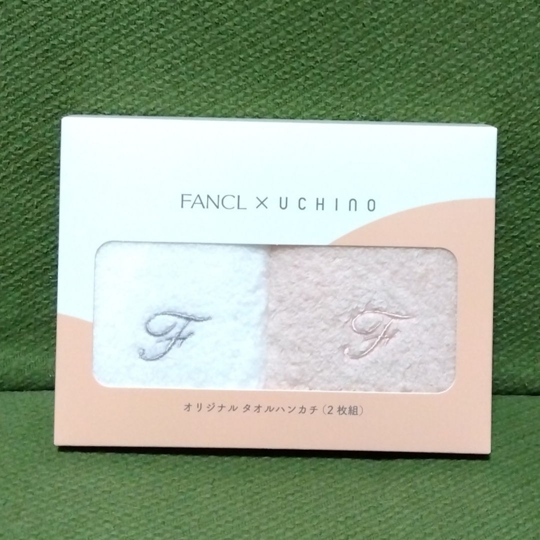 FANCL(ファンケル)のファンケル✕UCHINO コラボノベルティ タオルハンカチ（2枚組） エンタメ/ホビーのコレクション(ノベルティグッズ)の商品写真