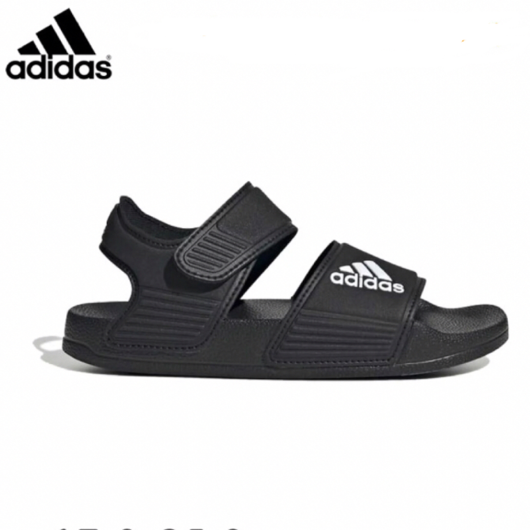 adidas(アディダス)の新品 22㎝ アディダス アディレッタ サンダル キッズ/ベビー/マタニティのキッズ靴/シューズ(15cm~)(サンダル)の商品写真