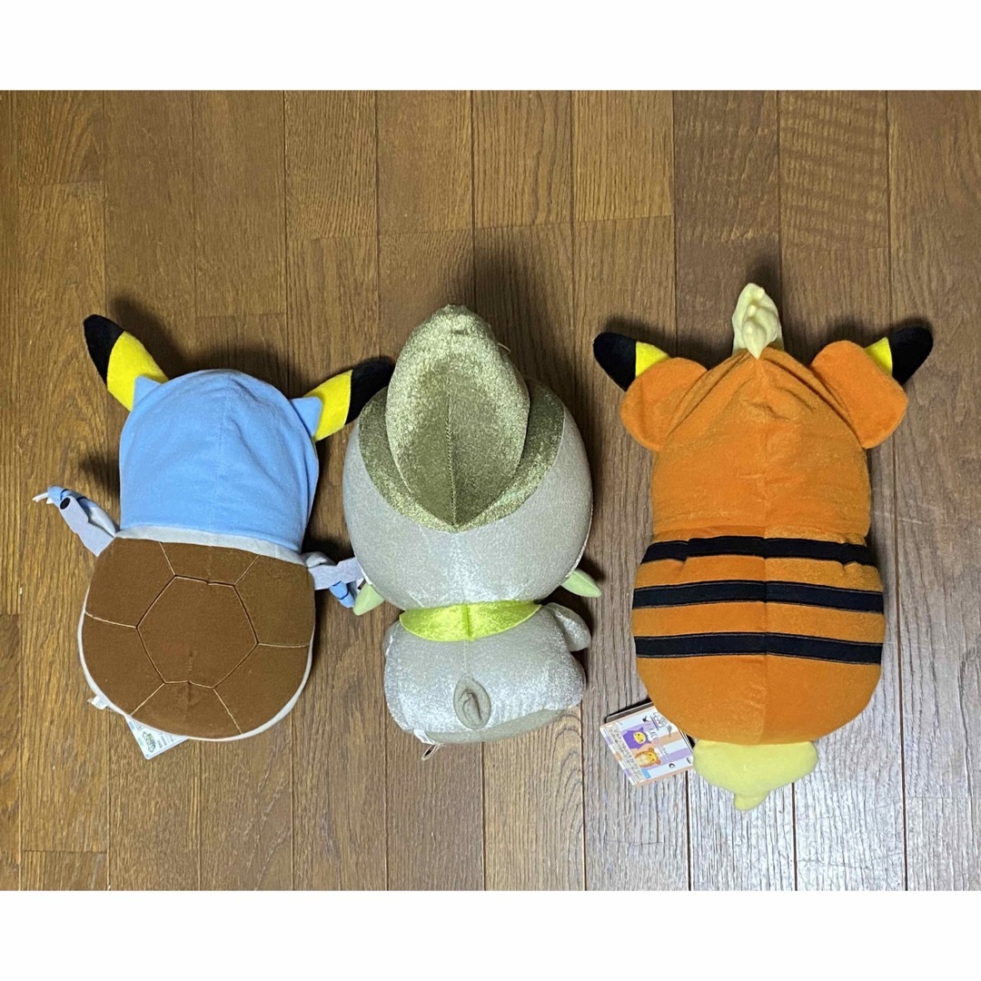 ぬいぐるみ　ピカチュウ　キバコ　ポケモン　ねぶくろ　カメックス　ガーディ　セット エンタメ/ホビーのおもちゃ/ぬいぐるみ(ぬいぐるみ)の商品写真