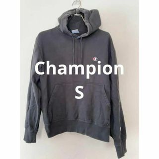 チャンピオン(Champion)のChampion チャンピオン 長袖 パーカー サイズS ブラック レディース(パーカー)