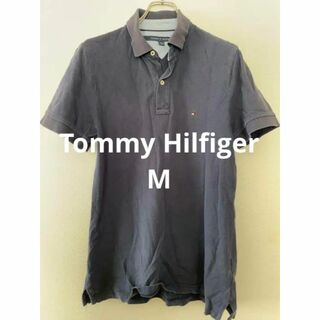 トミーヒルフィガー(TOMMY HILFIGER)のTommy Hilfiger トミー ポロシャツ 半袖 ネイビー サイズM(ポロシャツ)