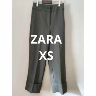 ザラ(ZARA)のZARA ワークパンツ スラックス グレー サイズXS ヴィンテージ レディース(ワークパンツ/カーゴパンツ)