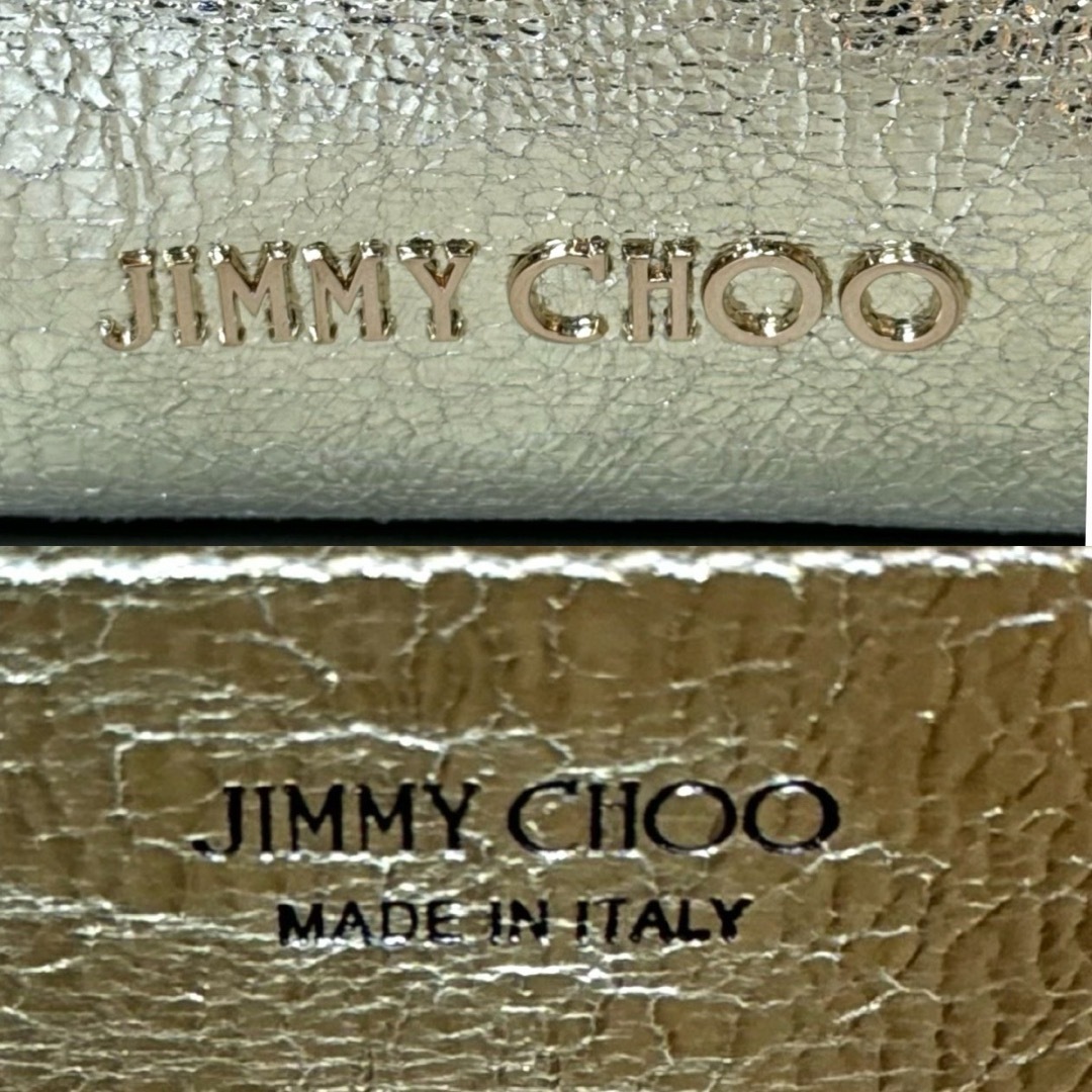 JIMMY CHOO(ジミーチュウ)の【美品】JIMMY CHOO BARRA/S ライトゴールド2WAYトートバッグ レディースのバッグ(トートバッグ)の商品写真