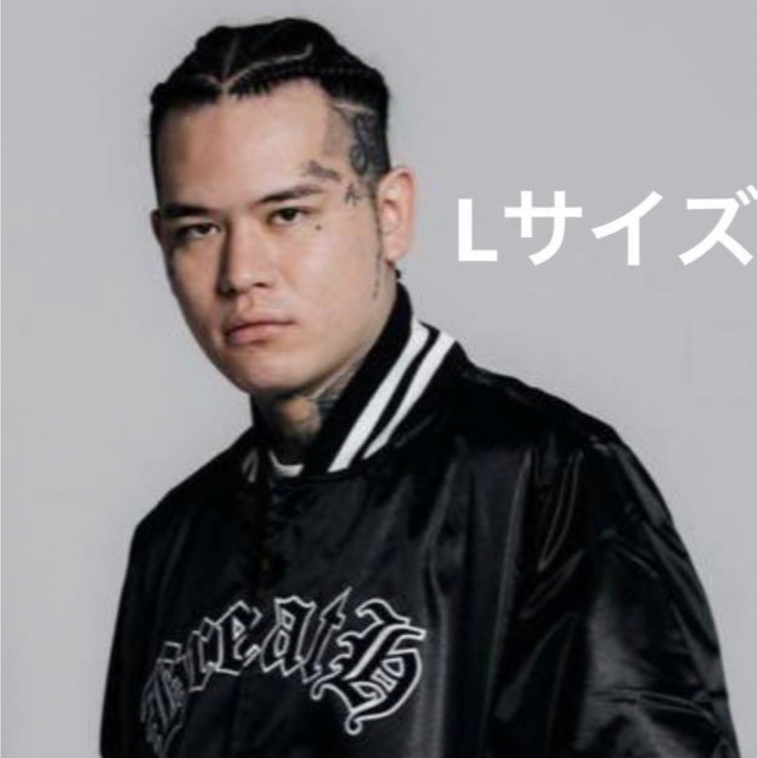 BREATH(ブレス)のBADHOP BREATH×MITCHELL&NESS SATIN JACKET メンズのジャケット/アウター(ブルゾン)の商品写真