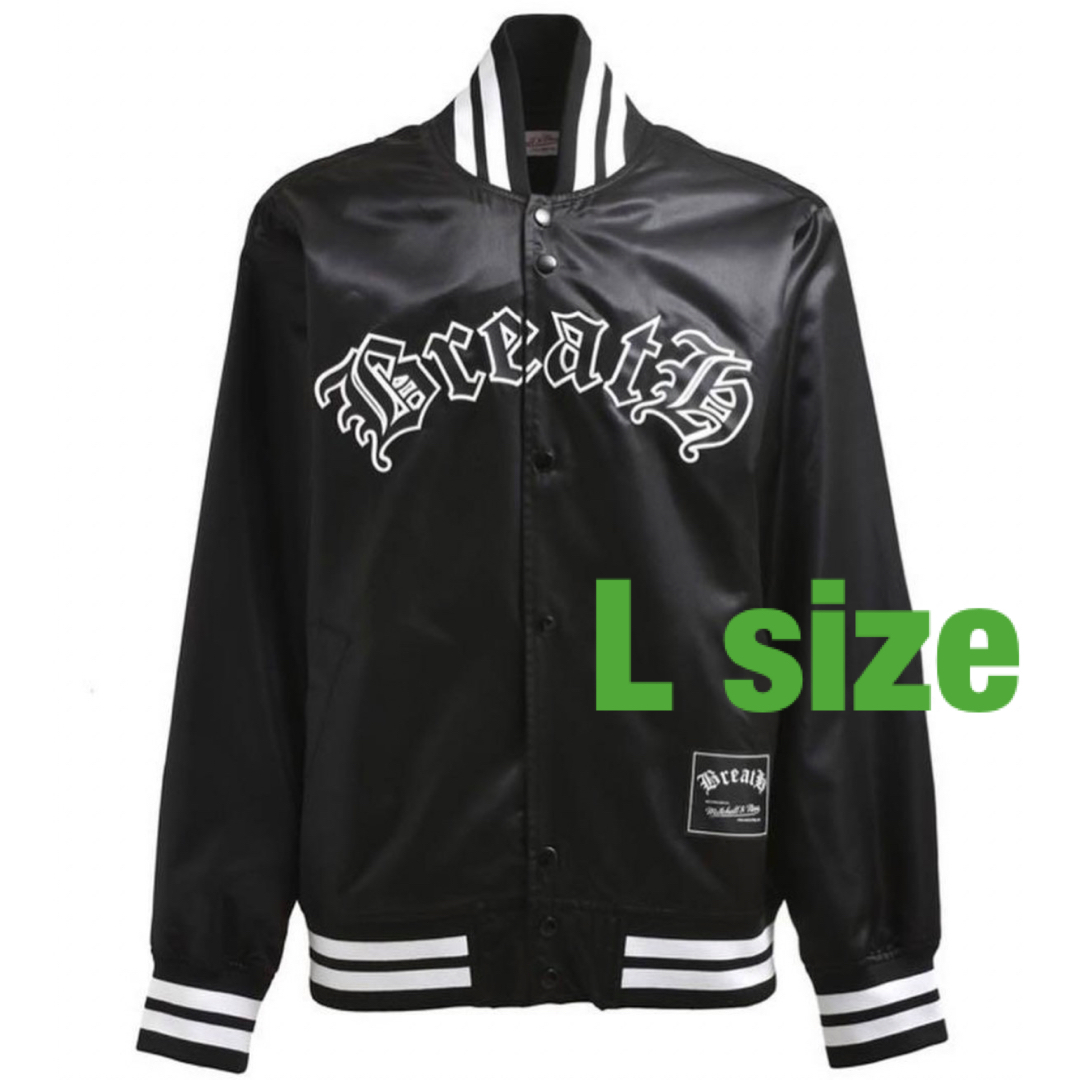 BREATH(ブレス)のBADHOP BREATH×MITCHELL&NESS SATIN JACKET メンズのジャケット/アウター(ブルゾン)の商品写真