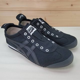 オニツカタイガー(Onitsuka Tiger)のオニツカタイガー メキシコ66 スリッポン  ブラック 23.5㎝(スニーカー)