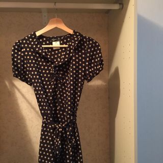 アニエスベー(agnes b.)のagnies b. dot one-piece.(ひざ丈ワンピース)