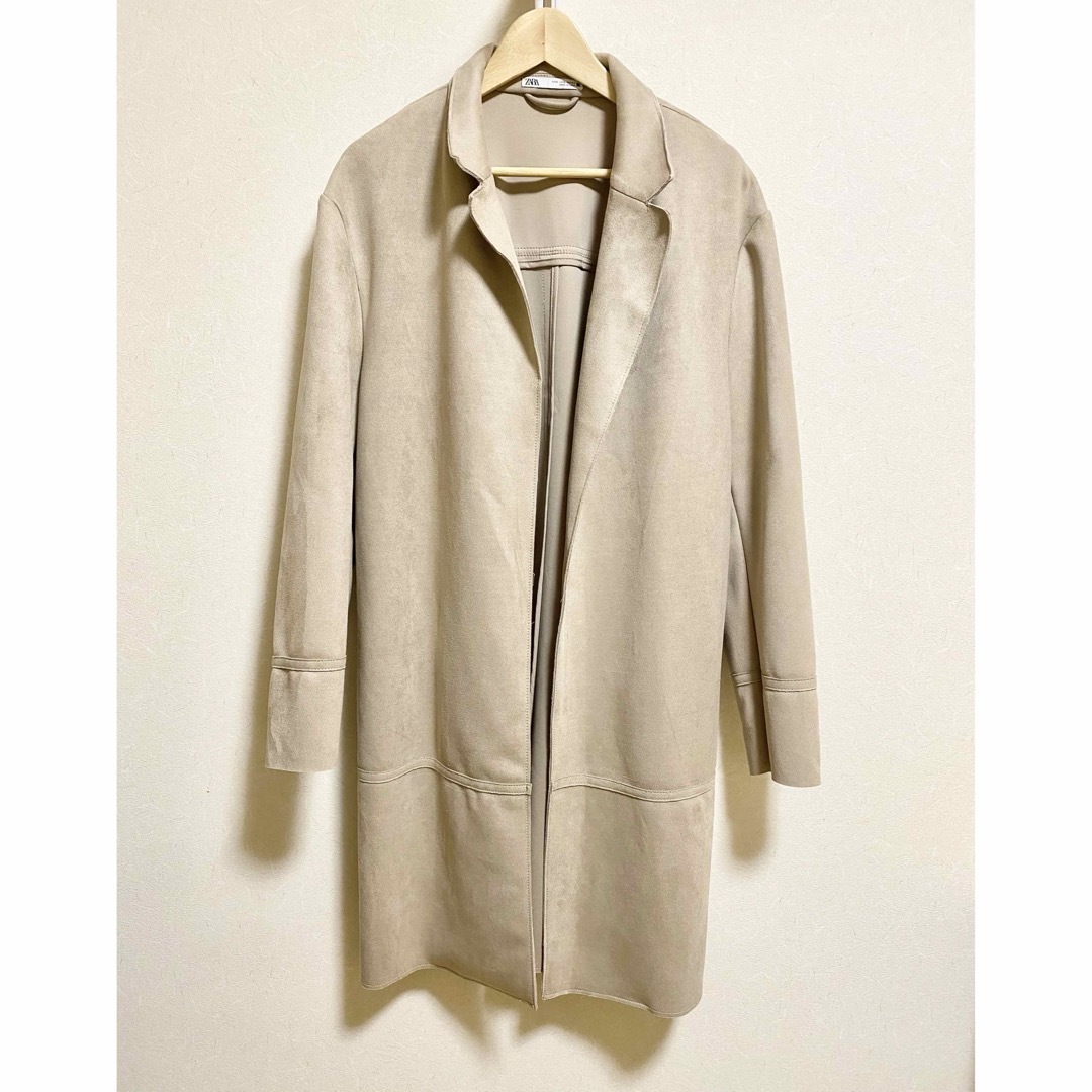 ZARA - ヒカル着用/ZARA/チェスターコート /スエード調 ZARA - ヒカル着用/ZARA/チェスターコート /スエード調