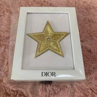 クリスチャンディオール(Christian Dior)のDIOR ディオール ピンバッジ 星 スター ゴールド ノベルティ(ノベルティグッズ)