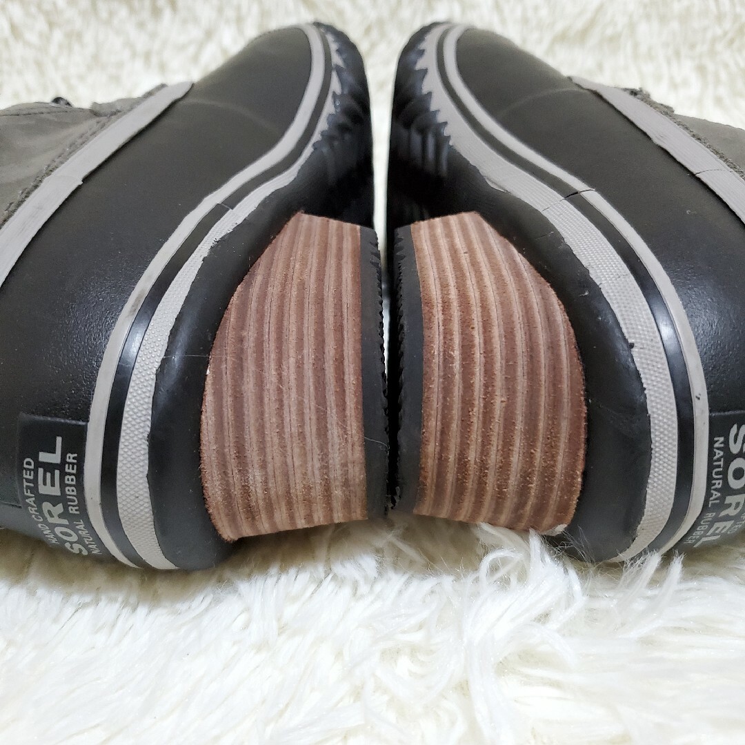 SOREL(ソレル)の【美品】SOREL　SLIMPACK LACE II 　レザー　防水　レディース レディースの靴/シューズ(レインブーツ/長靴)の商品写真