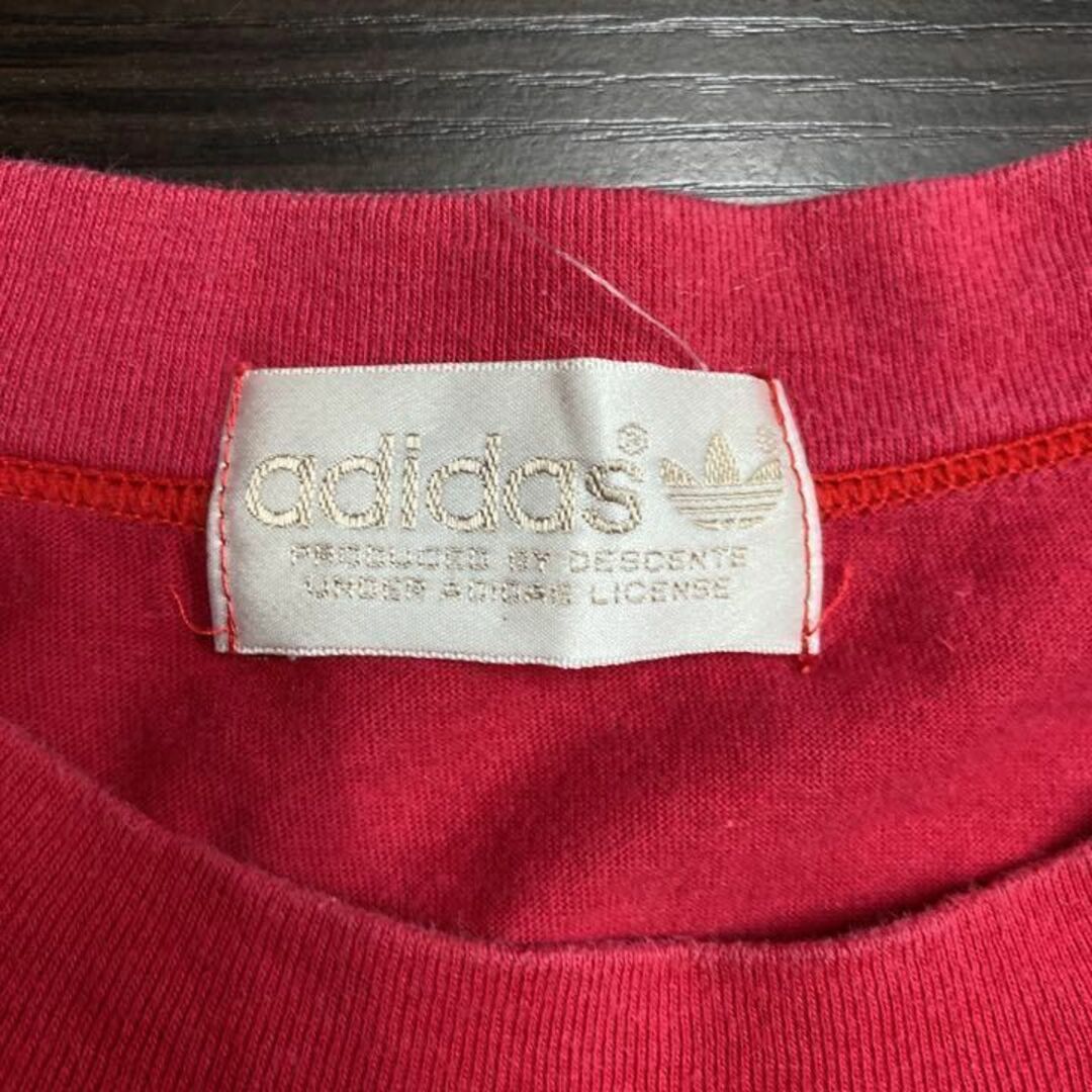 adidas(アディダス)のアディダス　90's 古着 ビッグロゴ　Tシャツ　国旗ロゴ　オーバーサイズ メンズのトップス(Tシャツ/カットソー(半袖/袖なし))の商品写真