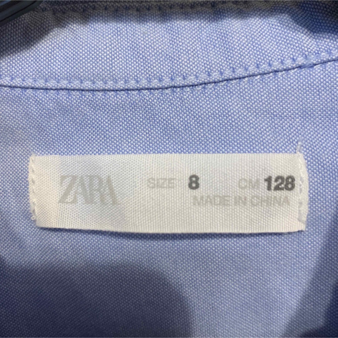 ZARA(ザラ)のZARA 男の子フォーマルシャツ128 キッズ/ベビー/マタニティのキッズ服男の子用(90cm~)(ブラウス)の商品写真