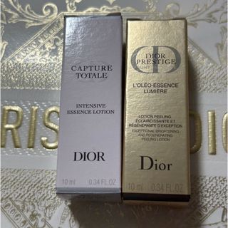 ディオール(Dior)のディオール  化粧水　プレステージホワイイ＆カプチュールトータル 2本　試供品(サンプル/トライアルキット)