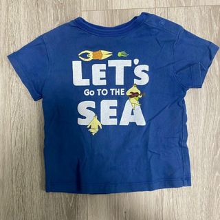 DILASH イラストTシャツ 半袖 綿100％ 90 カジュアル 夏 海