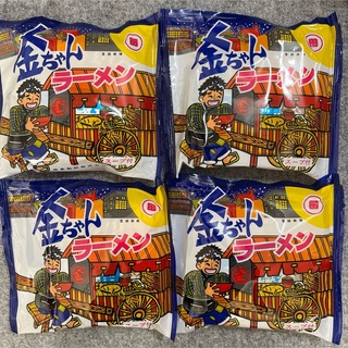 トクシマセイフン(徳島製粉)の金ちゃんラーメン 103g(1人前)×4袋セット 徳島製粉(インスタント食品)