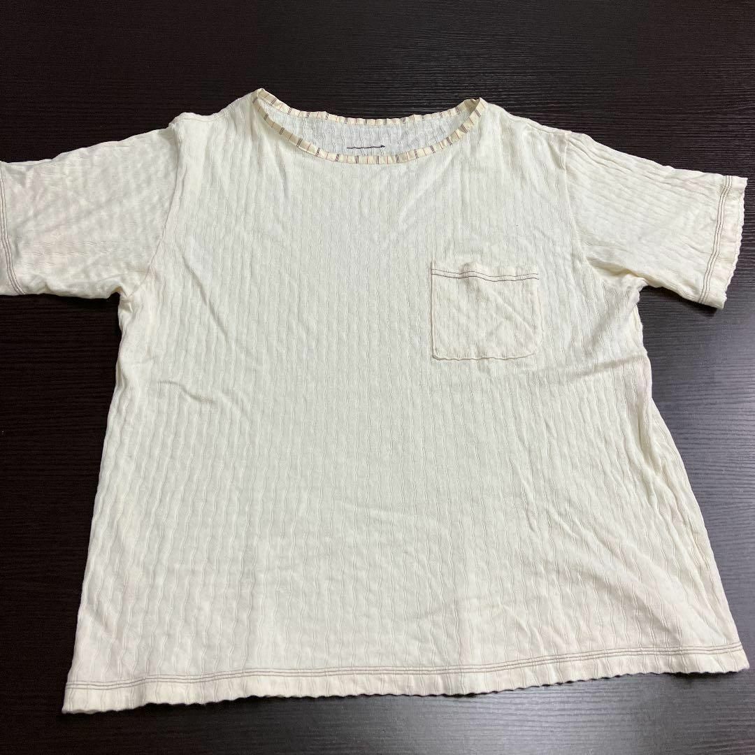 balanceweardesign(バランスウェアデザイン)のVOO ヴォー　バランス　Tシャツ　ポケット　古着　90年代　ストライプ メンズのトップス(Tシャツ/カットソー(半袖/袖なし))の商品写真