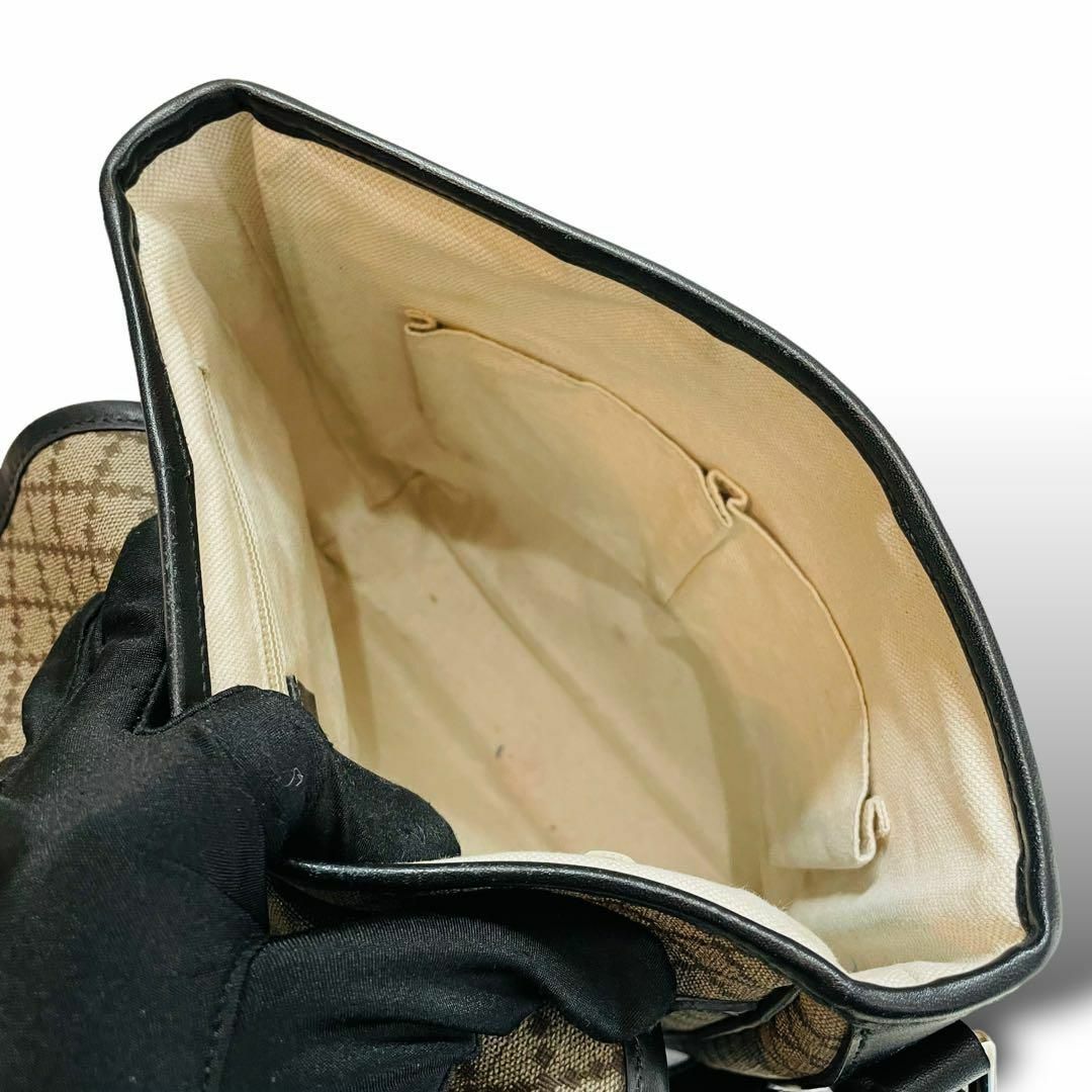 Gucci(グッチ)の超希少✨GUCCI ショルダーバッグ ディアマンテ ロゴ金具 PVC レザー メンズのバッグ(ショルダーバッグ)の商品写真