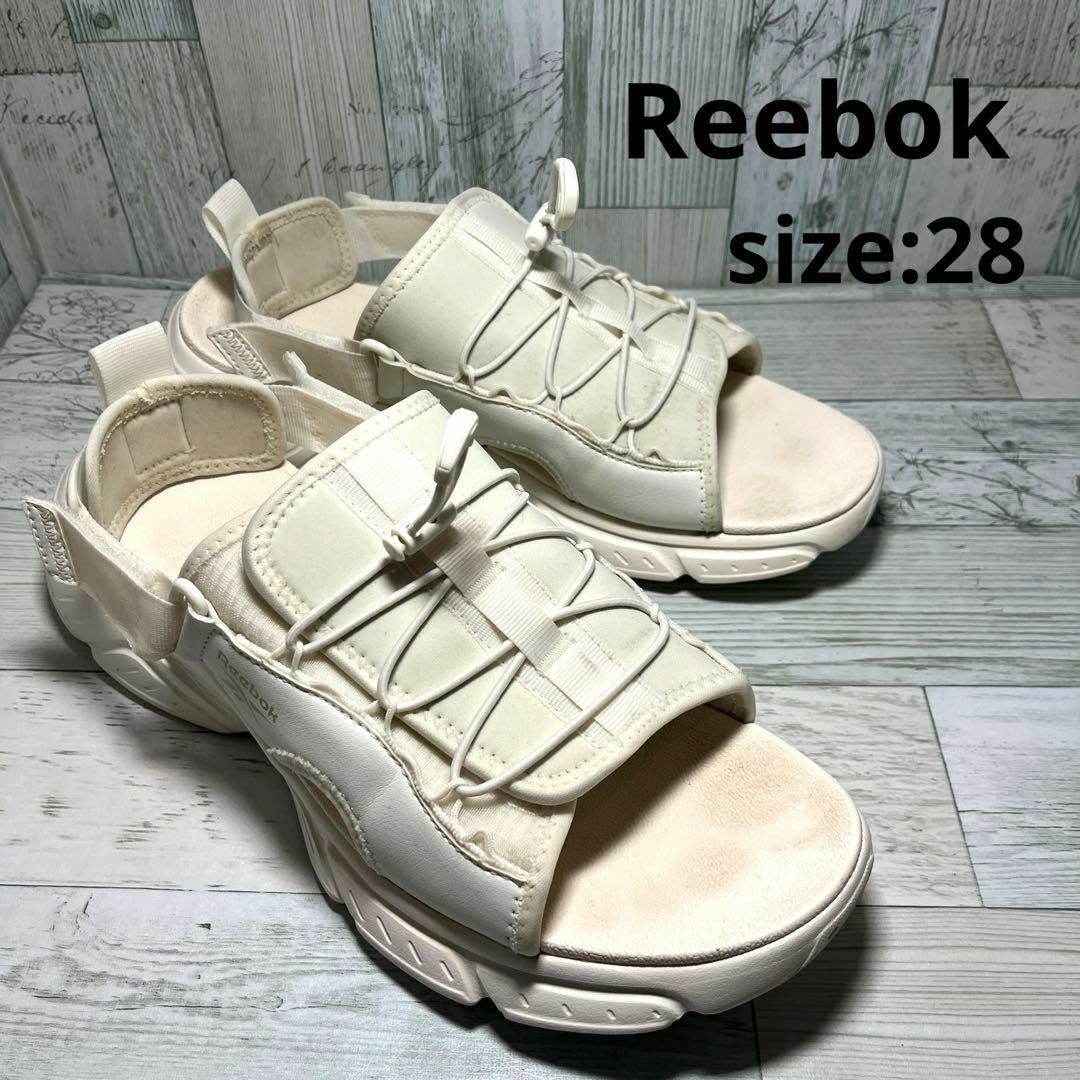 Reebok(リーボック)のリーボック Reebok 希少サイズ サンダル ハイペリウム スライド ホワイト メンズの靴/シューズ(サンダル)の商品写真