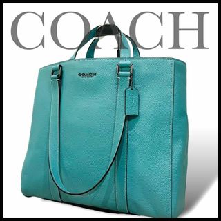 コーチ(COACH)の未使用✨コーチ トート ハドソン ダブルハンドル 2way ティファニーブルー(トートバッグ)