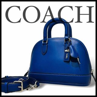 コーチ(COACH)の未使用✨コーチ レヴェル  2way ブルー 南京錠 ハンド　ショルダーバッグ(ハンドバッグ)