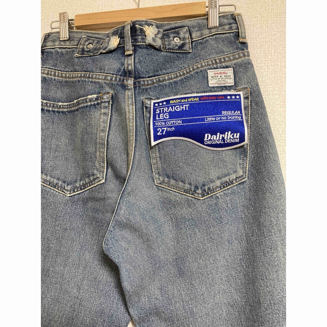 UNUSED(アンユーズド)のダイリク DAIRIKU 21ss デニム ペイント 限定品 スタプレ メンズのパンツ(デニム/ジーンズ)の商品写真