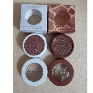 カラーポップ(colourpop)の【used】カラーポップ　スーパーショックシャドウ　ブラウン系2色(アイシャドウ)