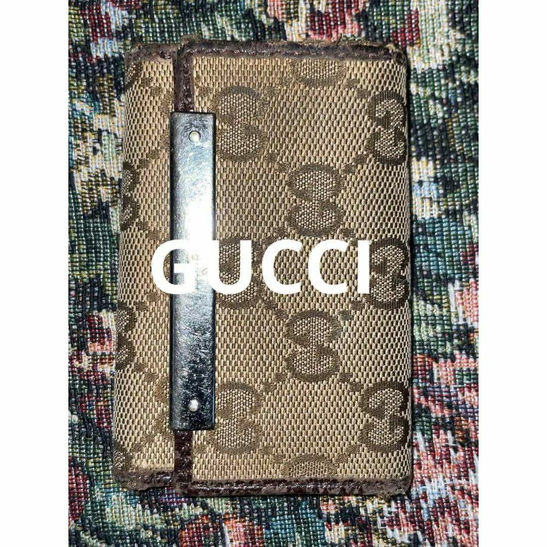 Gucci(グッチ)のGUCCI グッチ キーケース キャンバス レザー 6連 ブラウン ユニセックス レディースのファッション小物(キーケース)の商品写真