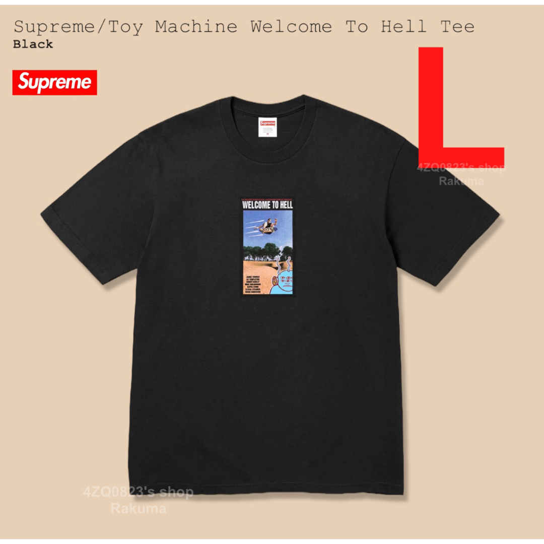 Supreme - Supreme Toy Machine Welcome To Hell Teeの通販 by