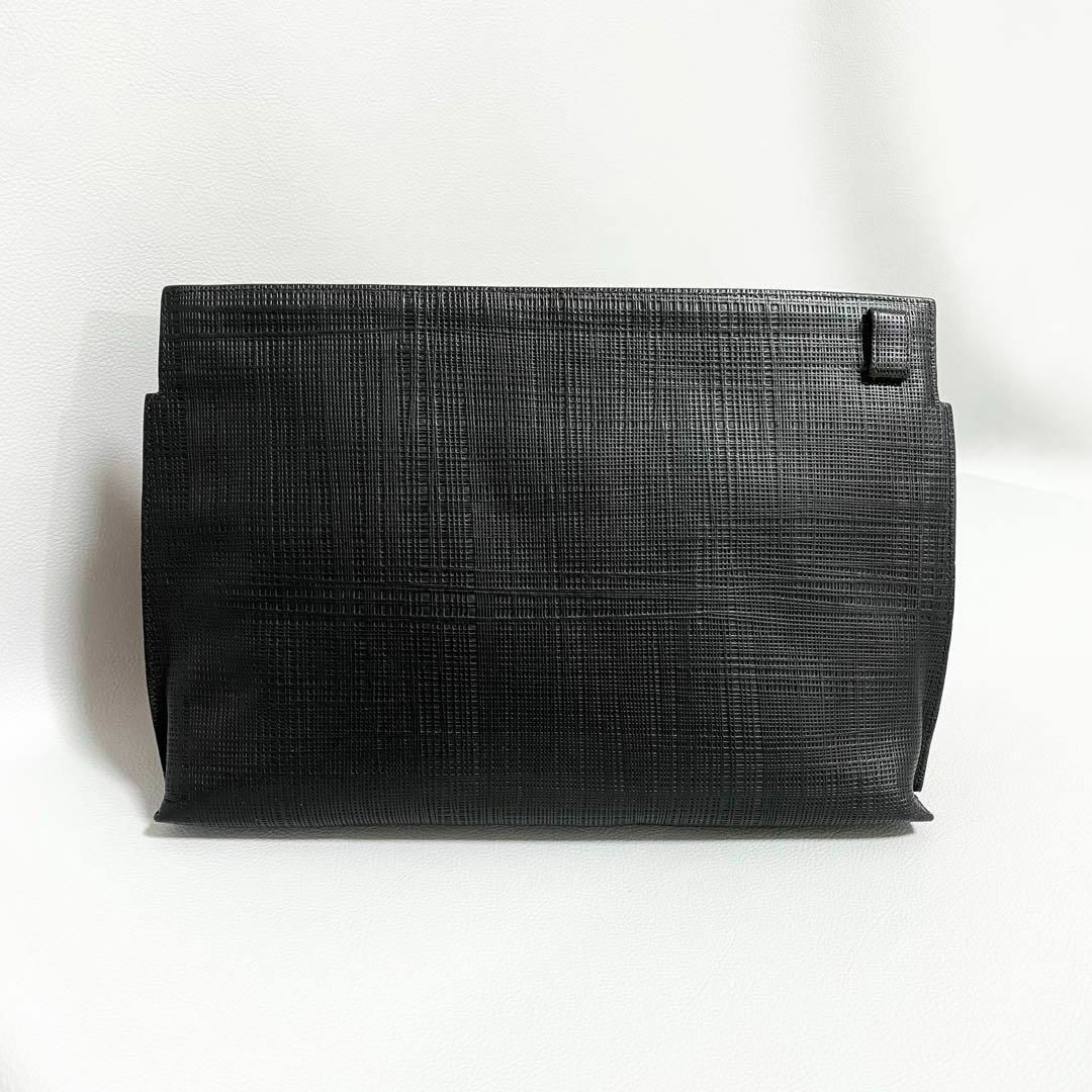 LOEWE(ロエベ)の❤️LOEWE❤️Tポーチ リネン クラッチバッグ ブラック メンズのバッグ(セカンドバッグ/クラッチバッグ)の商品写真