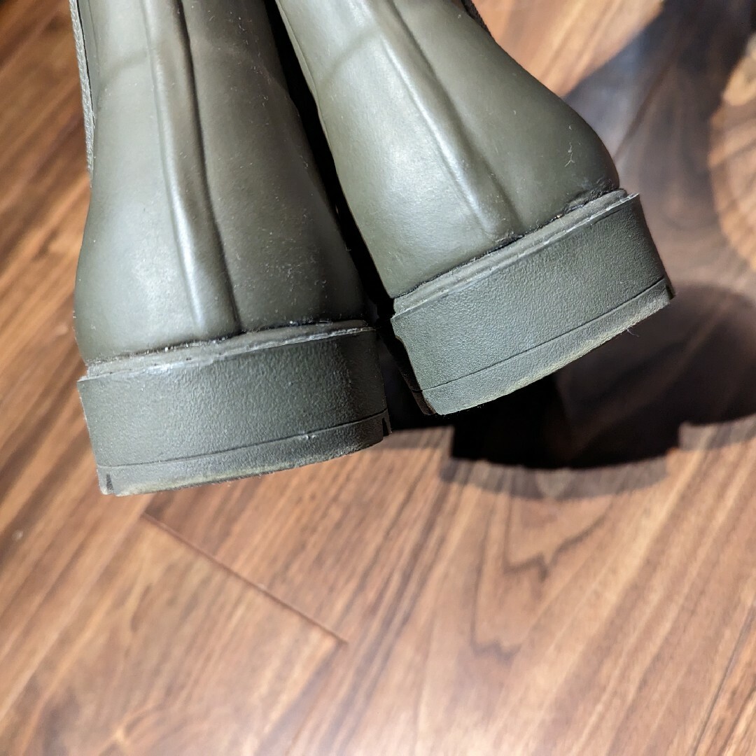 AIGLE(エーグル)のAIGLE レインブーツ メンズ グリーン カーキ サイズ40 25cm メンズの靴/シューズ(長靴/レインシューズ)の商品写真