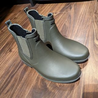 AIGLE - AIGLE レインブーツ メンズ グリーン カーキ サイズ40 25cm