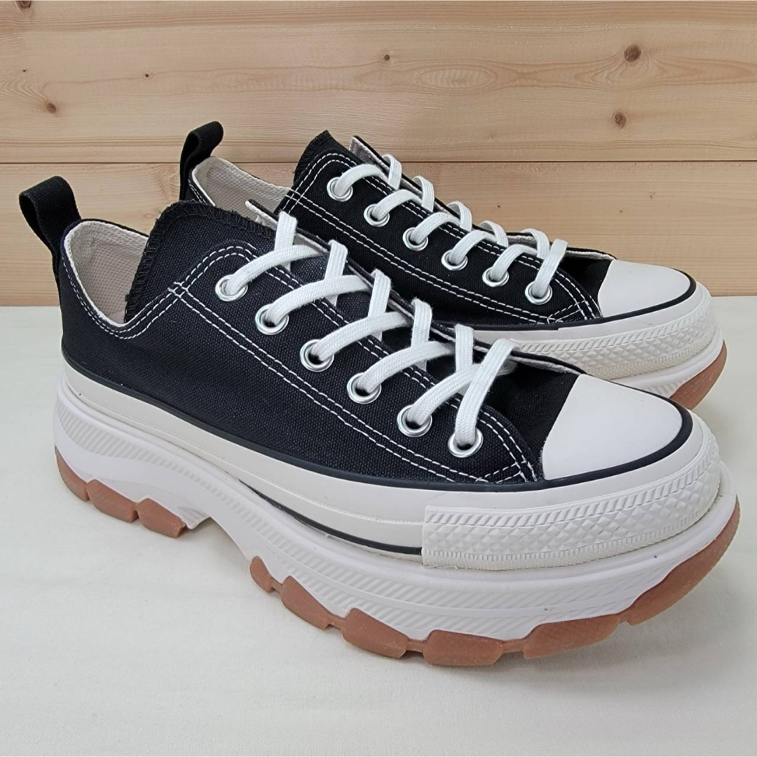 ALL STAR（CONVERSE）(オールスター)のコンバース オールスター 100 トレックウェーブ OX ブラック 24センチ レディースの靴/シューズ(スニーカー)の商品写真