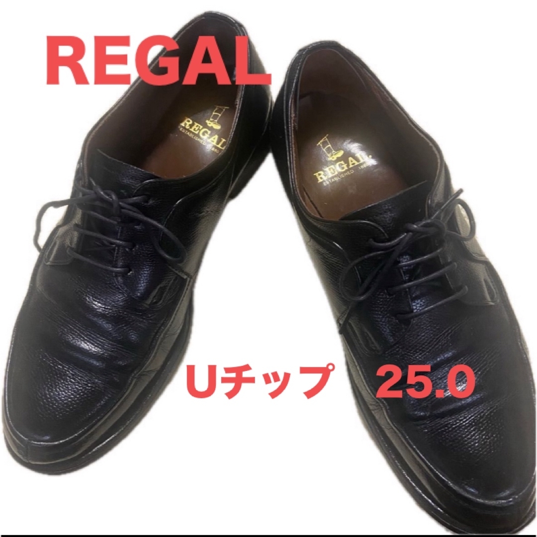 月末SALE！良品 REGAL ビジネスシューズ ブラック 紳士靴 シューズ 黒 メンズの靴/シューズ(ドレス/ビジネス)の商品写真