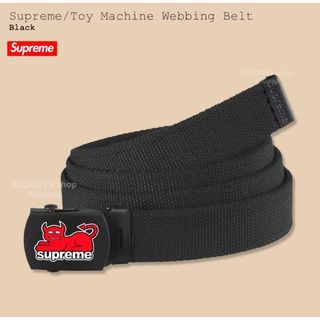 シュプリーム(Supreme)のSupreme Toy Machine Webbing Belt 黒 ベルト(ベルト)