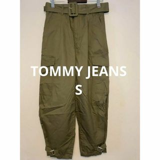 TOMMY JEANS トミー ジーンズ ミリタリーカーゴパンツ カーキ 美品(ワークパンツ/カーゴパンツ)