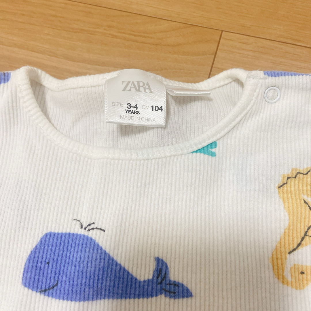 ZARA KIDS - ZARA セットアップ パジャマ 海の生き物 104cmの通販 by