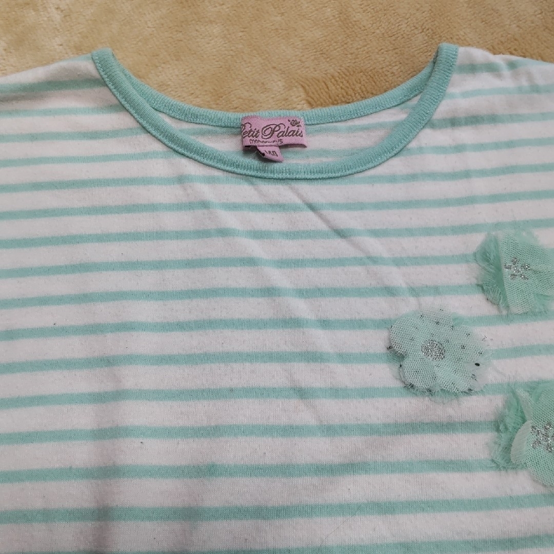 motherways(マザウェイズ)のＴシャツ　140　女児　ボーダー　キッズ　マザウェイズ　夏物 キッズ/ベビー/マタニティのキッズ服女の子用(90cm~)(Tシャツ/カットソー)の商品写真