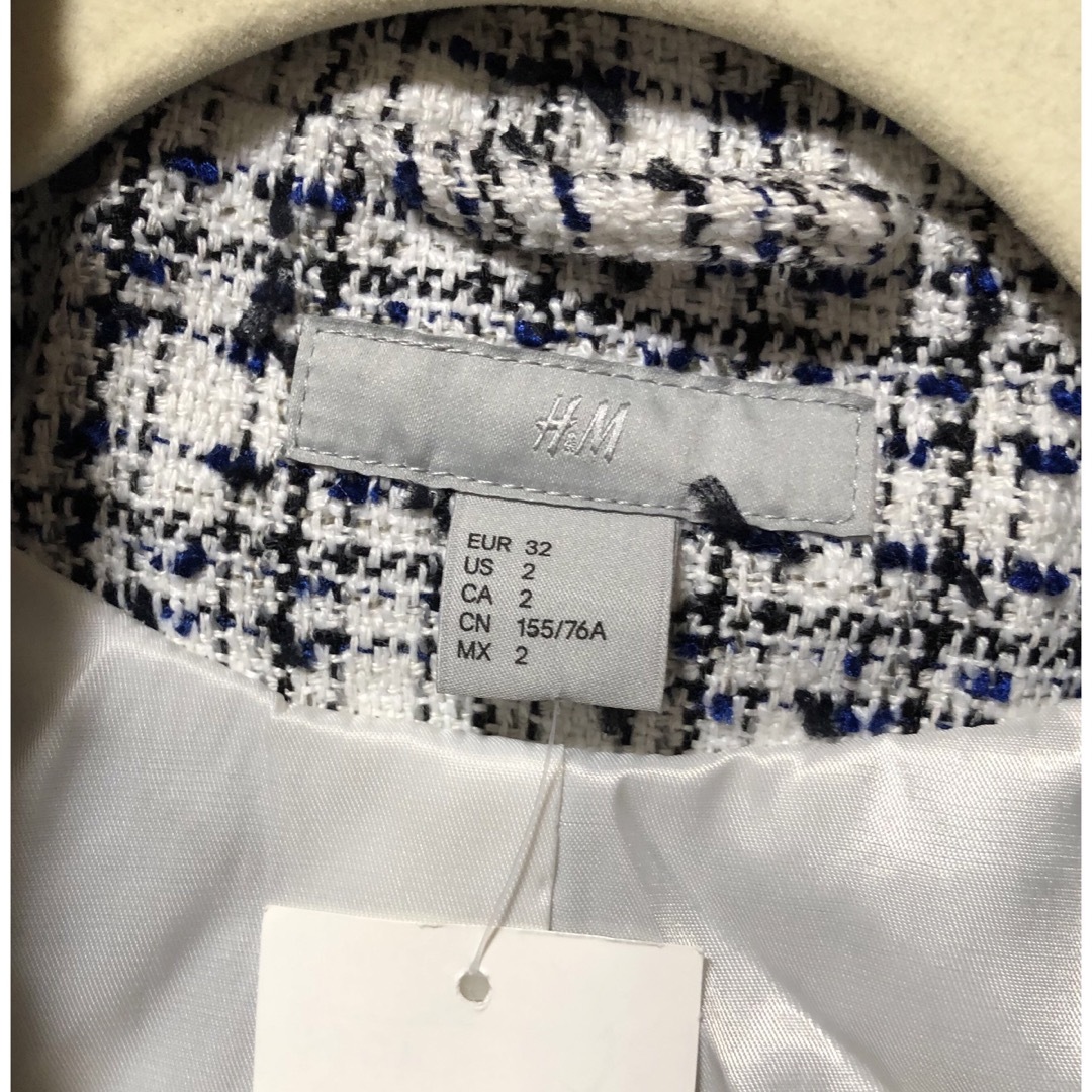 H&H(エイチアンドエイチ)のH&M ツイードジャケット レディースのジャケット/アウター(テーラードジャケット)の商品写真