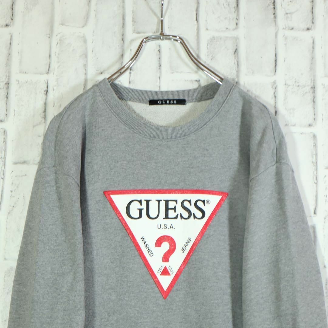 GUESS(ゲス)のGUESS ゲス 立体的 3Dプリントロゴ スウェット トレーナー ユニセックス メンズのトップス(スウェット)の商品写真