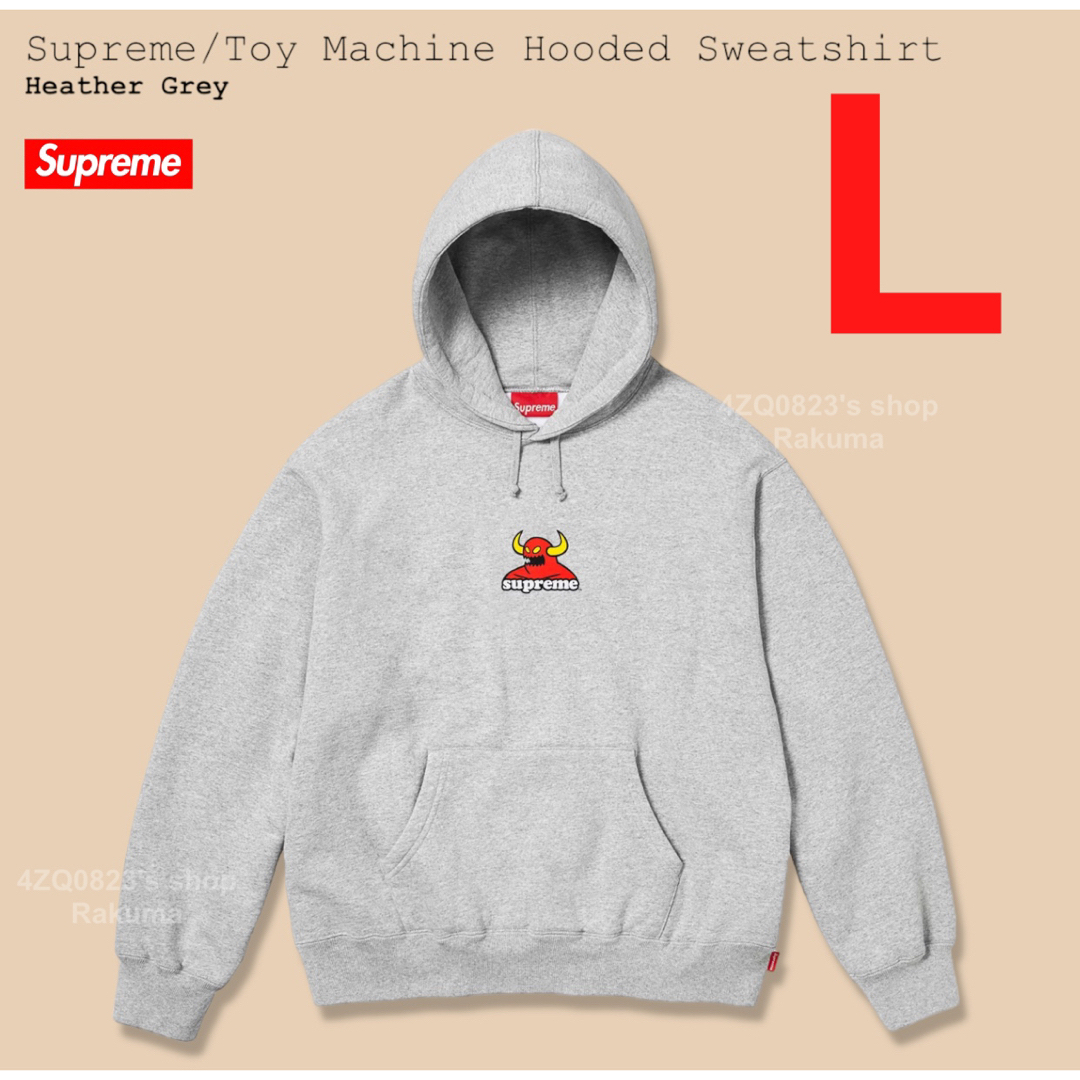 Supreme Toy Machine Hooded Sweatshirt L