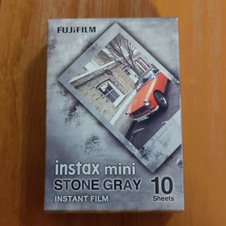 富士フイルム チェキ用 miniフィルム ストーングレー(10枚入)(その他)