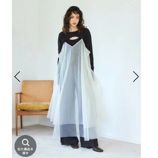 マウジー(moussy)のあむ様専用　まとめ買い新品未使用　M_　TULLEALINEドレス(ロングワンピース/マキシワンピース)